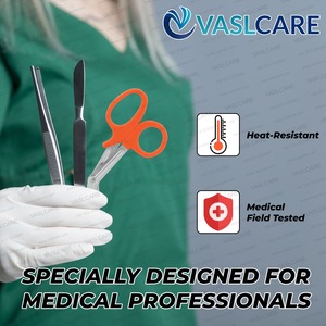 Ciseaux de pansement utilitaires de cisaillement de traumatologie EMT premiers soins ciseaux manuels d'urgence Instrument chirurgical en acier inoxydable Vaslcare - Product Image 6