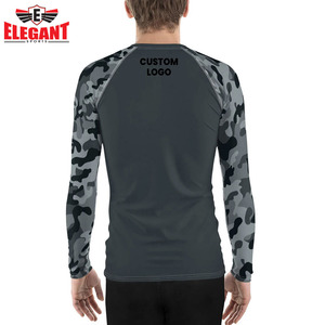Camisa de compresión de manga larga MMA Rash Guard de alta calidad para hombres Recién llegado Multifuncional Personalizado Impreso Rash Guard - Product Image 4