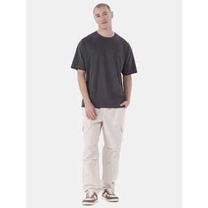 Camiseta para hombre con estampado de logotipo personalizado 100% algodón camiseta para hombre 200GSM algodón grueso de gran tamaño camisetas en blanco de alta calidad - Product Image 3