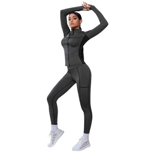 Service OEM Ensembles de vêtements de sport de luxe de haute qualité pour femmes Ensembles de yoga tendance au prix d'usine Vêtements de sport Ensembles de vêtements de sport pour femmes - Product Image 4