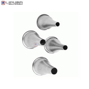 Ensemble de 4 spéculums auriculaires GRUBER en acier inoxydable réutilisables, instruments d'examen diagnostique ORL pour otoscopie, instruments médicaux - Product Image 2