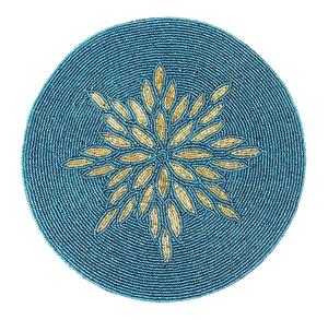 Sous-verre en verre perlé, design vintage durable, écologique, fait à la main, pour la maison, l'hôtel, les mariages, produit très vendu - Product Image 6