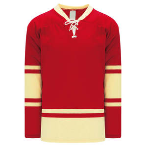 Maillot de hockey personnalisé avec logo de l'équipe Nouveaux maillots de hockey sur glace cousus sur le dessus Maillot de hockey en maille personnalisé par sublimation - Product Image 4