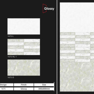 Azulejos de cerámica para pared de 300x600 mm, diseño de arquitecto, para baño y cocina, acabado brillante o mate, textura de azúcar tallado, diseño de pared interior de lujo. - Product Image 1