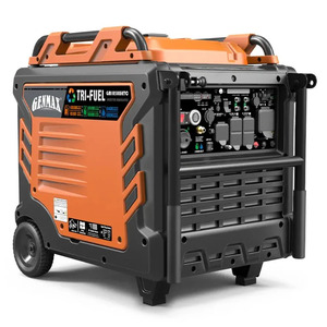 เครื่องกำเนิดไฟฟ้าอินเวอร์เตอร์แบบสามระบบเชื้อเพลิง Genmaxx GM10500iETC รุ่นใหม่ล่าสุด 8500W/10500W 50 แอมป์ สตาร์ทด้วยรีโมท - Product Image 1