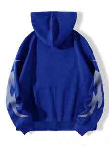 Venta al por mayor de sudaderas con capucha de diamantes de imitación de los hombres de alta calidad de moda bordada sudadera personalizada ligera duradera sudaderas con capucha para los hombres - Product Image 6