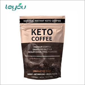 Café Keto Instantané Marque Blanche |   Poudre de remplacement de repas saine pour la détoxification et la beauté |   Café pour la perte de poids en régime cétogène - Product Image 1