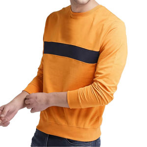 Sudadera de Hombre al por Mayor, Color Amarillo, 100% Algodón, 400 GSM, Cuello Redondo, Talla Grande, para Uso en Exteriores - Product Image 2