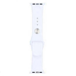 Cinturino per Apple Watch misura 38/40/41 mm, design semplice, bianco - Product Image 1