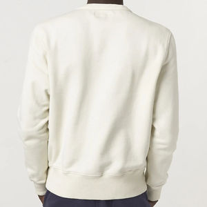 Sweat-shirt pour homme en coton biologique, sweat-shirt pour homme, col rond personnalisé, surdimensionné, décontracté, pull en molleton pour homme, vêtements de sport - Product Image 2