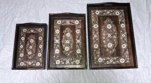 การตกแต่งห้องนั่งเล่นหรูหราทันสมัยพร้อมถาดเค้กไม้แบบสร้างสรรค์ถาดเสิร์ฟไม้ขนาดพิเศษสำหรับใช้ในบ้านและห้องครัว - Product Image 6