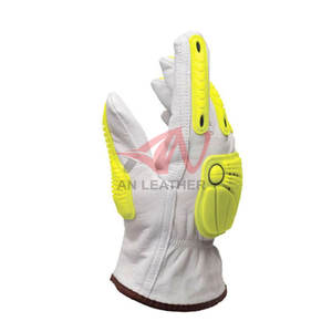 Gants anti-choc en cuir de qualité supérieure avec protection renforcée et mouvement facile, imperméables - Product Image 6