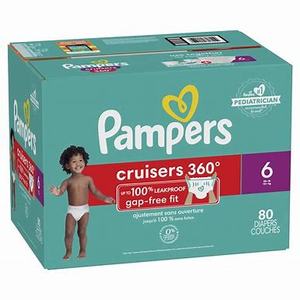 Couche bébé Pampers Cruiser 360 Taille XXL Matériau organique Haute Anti-fuite Confortable Pratique Solution quotidienne pour les parents - Product Image 2