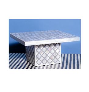 Support à gâteau le plus attrayant en incrustation d'os Support à gâteau en incrustation d'os élégant Prix de gros Vente à chaud Support à gâteau en incrustation d'os de forme carrée - Product Image 5