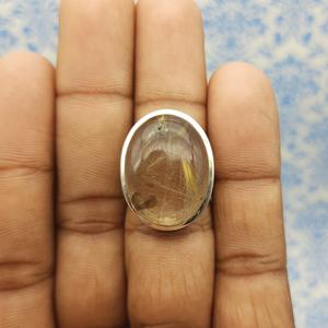 สินค้ามาใหม่แหวนแต่งงานของอินเดียเงินสเตอร์ลิงพลอยควอตซ์พลอยสีทองสวยงาม925 - Product Image 6