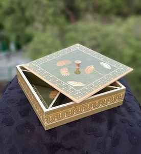 Customized Design and square Shape Simple <b>Wooden</b> Dry Fruit <b>Box</b> for Sale/Pine Solid Wood Table Dry Fruit <b>Storage</b> <b>Box</b> - Product Image 3