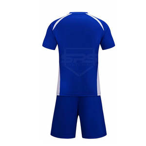 Uniforme de fútbol de poliéster 100% transpirable de talla grande al por mayor, uniforme de fútbol de Material duradero más vendido - Product Image 2