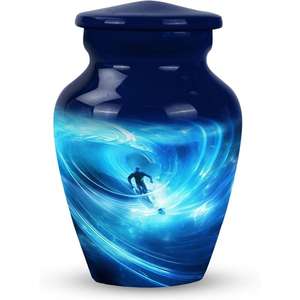 Wholesale Price Customized High Quality Metal Cremation <b>Keepsake</b> Urns Funeral Urn Burial <b>Keepsake</b> <b>for</b> <b>Ashes</b> from India - Product Image 5