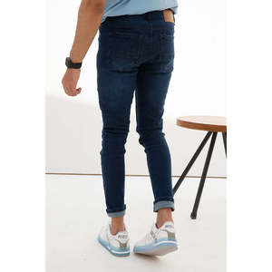กางเกงยีนส์เดนิมปักลายสำหรับผู้ชาย พร้อมขายส่ง - ผู้ผลิตขายส่ง - Product Image 4