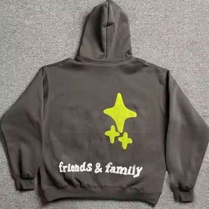 เสื้อฮู้ดอบอุ่นสำหรับผู้ชาย, เสื้อมีฮู้ดใส่สบายๆพิมพ์ลายพัฟออกแบบได้ตามต้องการสำหรับฤดูหนาว - Product Image 2