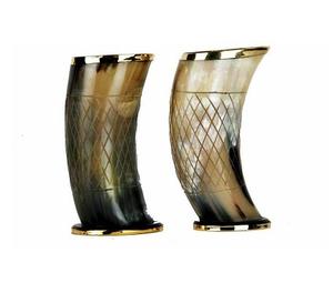 Natural Horn Beer Mug Natural Crafts Food Safe Norse Drinking Horn Mug for home club restaurant decor Koi - Product Image 2