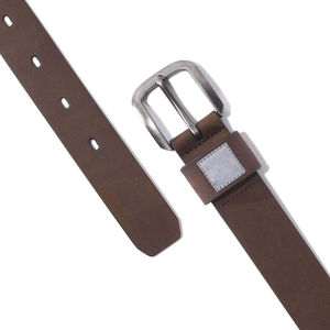 Cinturón Casual de Cuero Vacuno para Hombre con Hebilla de Aleación - Duradero, Resistente, Ligero y Personalizable - Product Image 2