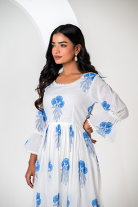 Robes Maxi pour femmes de haute qualité avec décoration de bouton style occidental décontracté pour l'été printemps fête de la plage pour la journée de la femme - Product Image 3