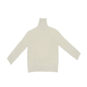 Pull-over à la mode pour femmes personnalisé OEM, pull fin à col haut, tricoté à manches longues, style chinois, chandails amples de saison d'automne - Product Image 1