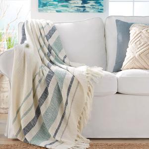 Manta de algodón étnica Bohemia al por mayor para sofá y toalla, ropa de cama con estampado tejido estampado, Mantas y mantas decorativas para uso doméstico - Product Image 1