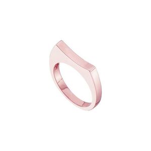 Stuller 14KR Fashionable Titanium <b>Ring</b> Gold Plated Vintage Inlay Stackable Trendy Style Gift 50469:298218P Number Shape - Product Image 1