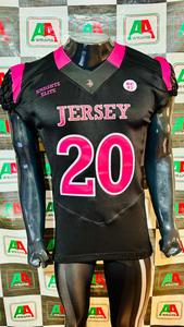 Maillot de football américain, maillot de supporter, broderie par sublimation, grande taille, véritable usine, photos réelles, appel vidéo de l'usine au Pakistan - Product Image 4