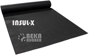 Rollo de Caucho SBR Reciclado de Alta Densidad de 4 mm de Beka Rubber, Revestimiento Ecológico de Aislamiento Acústico, Suelo Deportivo Antichoque
