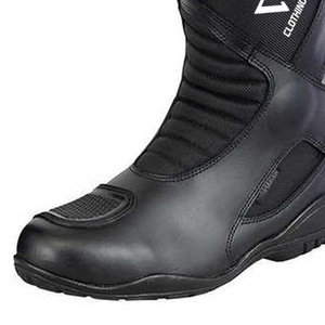 Botas de Motociclismo Deportivas de Cuero Estampadas, Impermeables y Transpirables, para Hombre, Talla Grande, Botas de Motocross de Carreras - Product Image 4