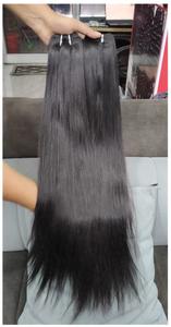 Precio al por mayor Paquete de cabello indio crudo, Extensiones de cabello humano 100%, vendedores de cabello crudo Cabello indio virgen de onda natural - Product Image 6