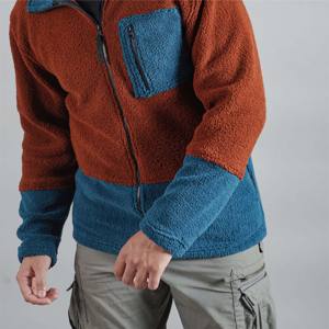 Chaqueta de Invierno Polar para hombre con bolsillos con cremallera: cálida y acogedora, ideal para deportes al aire libre y ropa informal - Product Image 6