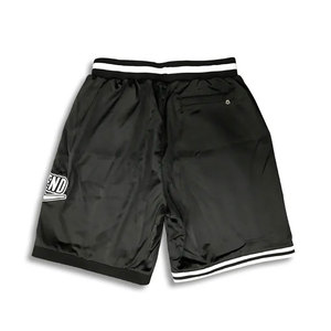 Custom Sublimation Embroidered Basketball Shorts Zip Pocket Mesh Basketball Shorts - Product Image 2