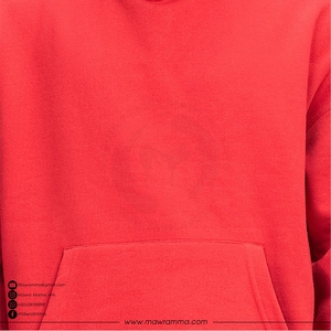 Sweat à capuche oversize en molleton 100 % coton, grammage lourd, avec logo personnalisé brodé ou imprimé, épaules tombantes, unisexe, style streetwear - Product Image 2