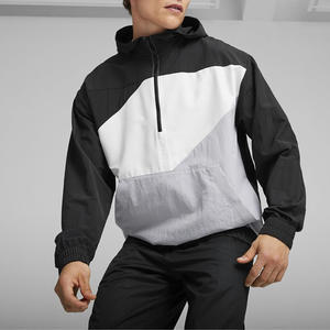 <b>Mens</b> Quarter Zip Fleece Jacket with Personalized Branding Embroidered Logo Custom Tags and Private Label <b>for</b> Sports and Workwear - Product Image 4