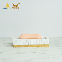 Ensemble d'accessoires de salle de bain en résine durable, 7 pièces, distributeur de savon, boîte à mouchoirs, porte-brosse à dents, utilisation hôtelière, décoration de la maison, douche