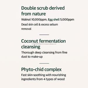 Exfoliante Facial Vegano con Ácido Suave de Arroz y Houttuynia, Espuma Limpiadora Facial, Piel Radiante, Cuidado de la Piel Coreano OEM - Product Image 6