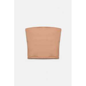 Bandeau décontracté sans bretelles 01001, vêtement court avec logo sur le devant - Product Image 5