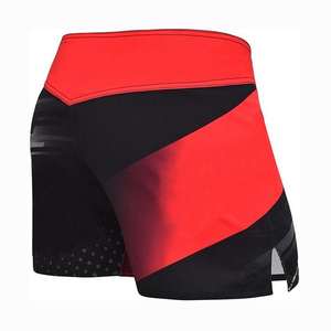 Pantalones cortos de boxeo y MMA con cintura elástica para hombre, cómodos, suaves, de secado rápido, de talla grande, teñidos a precios de mayorista - Product Image 2
