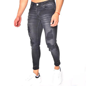 กางเกงยีนส์ขายาวสำหรับผู้ชายไซส์ใหญ่พิเศษเสื้อผ้าตามสั่ง - Product Image 2