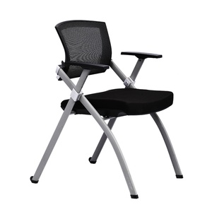 Silla de Oficina Plegable Minimalista Beema 01 BFGX004, Silla de Tela con Respaldo de Malla y Reposacabezas Ajustable en Altura para Uso Doméstico - Product Image 1