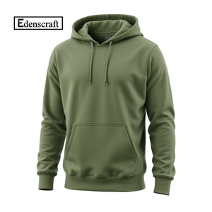 Custom Washed Heavyweight Men's <b>Hoodies</b> Sweatshirts Plus Size Lined Regular Sleeve Spring Autumn Plain Solid Terry Knitted - Product Image 3