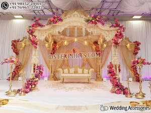 Mandap de mariage parfait, événement de mariage, scène, décoration de mariage sri-lankaise, mandap Vidhi, mandap incroyable pour mariage sud-indien, Sydney - Product Image 4