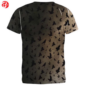 Camisetas multifuncionales de manga corta para hombre Camiseta con cuello redondo estampada de ajuste holgado de algodón 100% para hombre de último diseño - Product Image 4