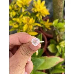 Natural Rose Quartz Heart Cut <b>Ring</b> 925 Sterling Silver Handmade Gemstone Jewelry Wholesale Supplier - Product Image 2