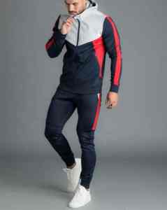 Vêtements personnalisés Ensemble deux pièces unisexe Logo personnalisé Survêtements de sport pour hommes Ensemble de sweatshirts de haute qualité Vêtements d'hiver à la mode - Product Image 3