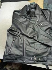 Chaqueta de cuero para hombre con logotipo de marca moderna con tela de lona con cuello levantado, calidad confiable y alta demanda - Product Image 3